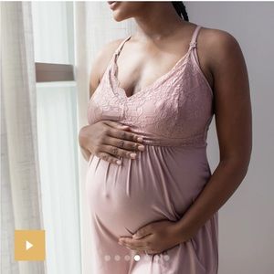 NWT- Kindred Bravely- Lucille Maternity & Nursing Nightgown- Size XL